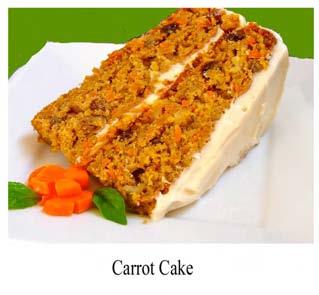 Dessert Carrot Cake 4.99 Chocolate Cake 4.