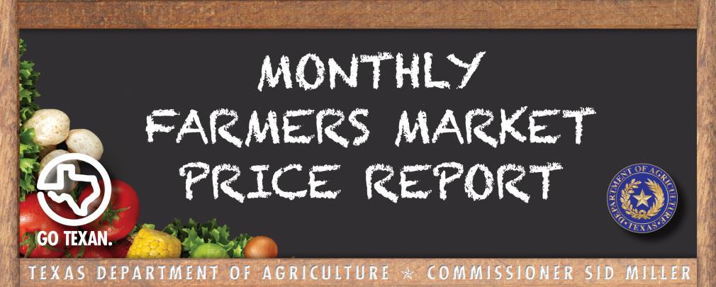 Texas Monthly Produce Summary Austin Farmers Markets Reporting Date: 3/27/17 Lakeline Produce Type Variety Unit Avg Price Arugula BAG $ Asparagus BU $ 6.