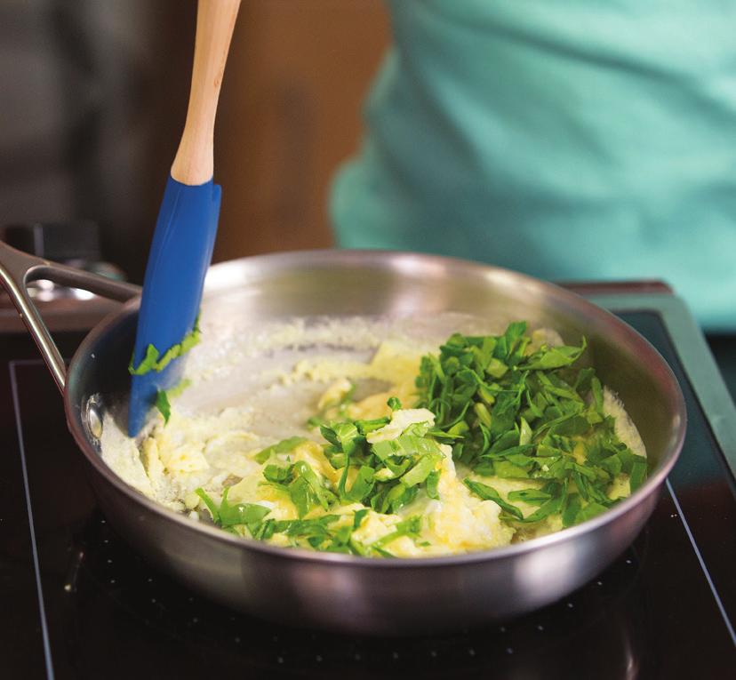 For nonstick pans, the oil should be added before the pan is heated.