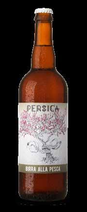 persica Available sizes PERSICA is a high-fermentation peach beer, made using fine Montelabbate peaches, in the province of Pesaro and Urbino.