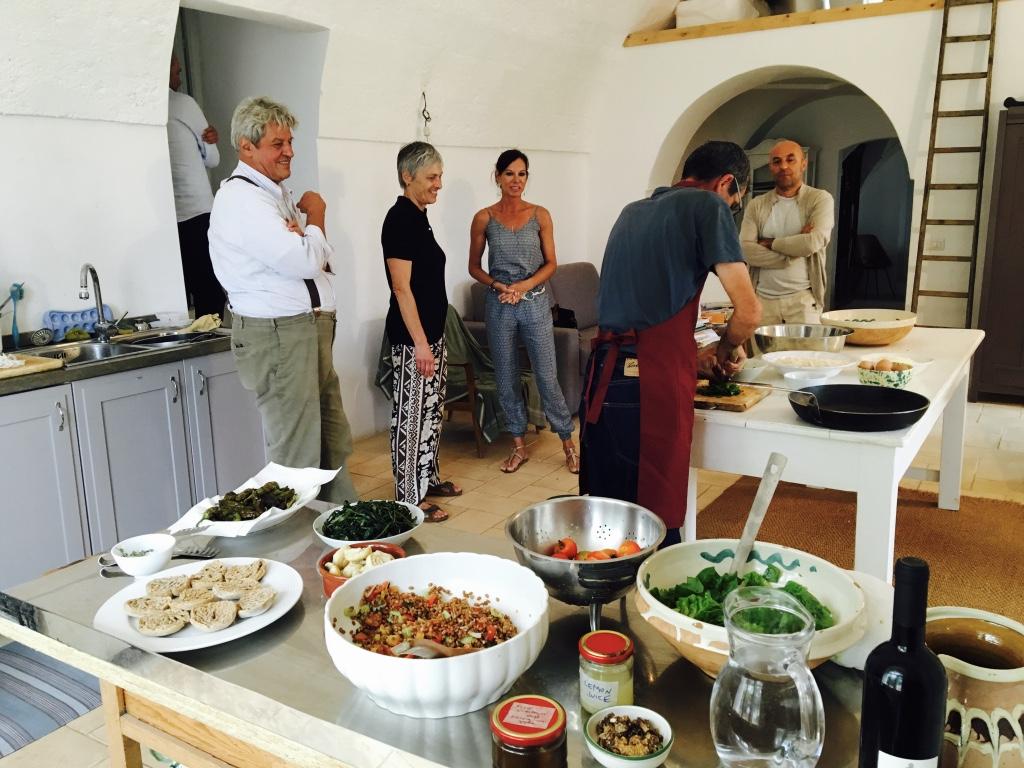 Day 3: Ostuni and the garden of Heaven Today you ll witness how this special part of the world transforms vegetables, grapevines, whole grains, almonds, wild herbs, fish, and meat into an authentic