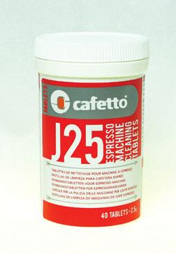 J25 Tablets J25 tablets safely and completely remove coffee oils and residues of selected super-automatic espresso machines.