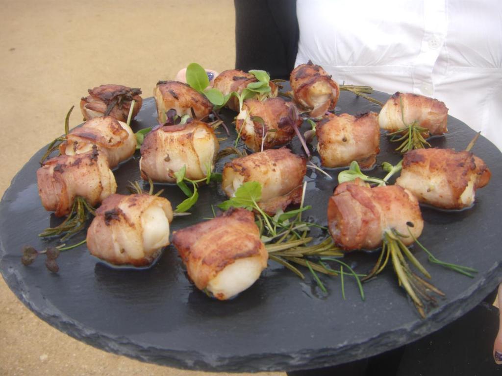 Suggested canapés from 3.
