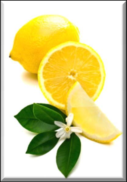 Lemon The aroma of a