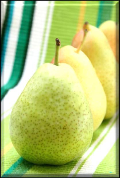 Fresh Pear The wonderful aroma of a ripened