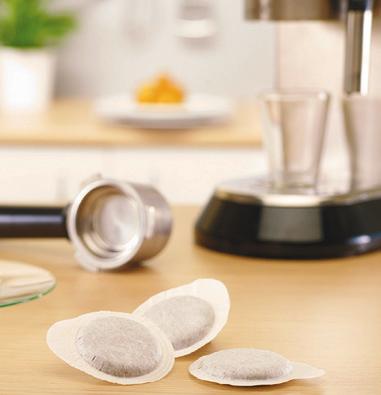COFFEE PODS FFOur dedicated coffee pods filter ranges, characterized by neutral odor and taste, allow a correct brewing process in order to extract all and only the flavors