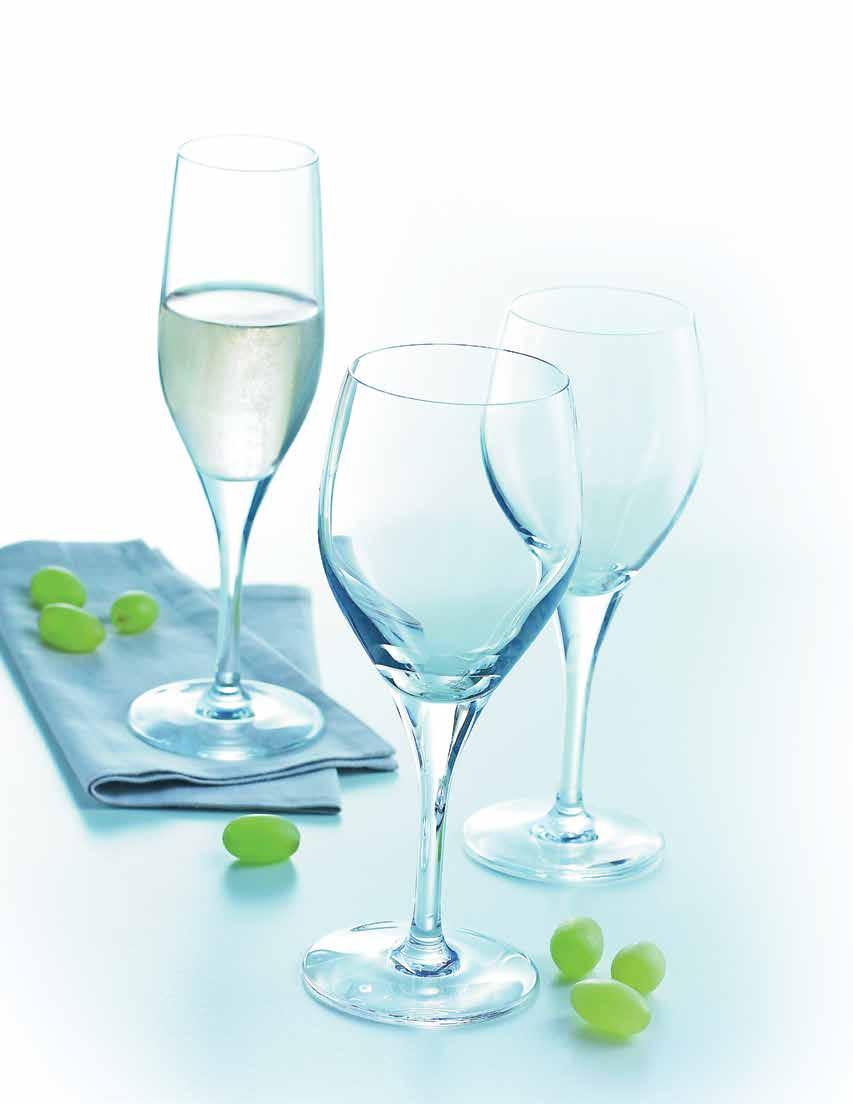 Stemware Our wine by the glass sales have