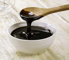 It is especially good in dark tangy sauces, such hoisin sauce, tamarind chutney, or in any number of barbecue sauces. It also accentuates flavor, allowing for reductions in seasonings and salt.
