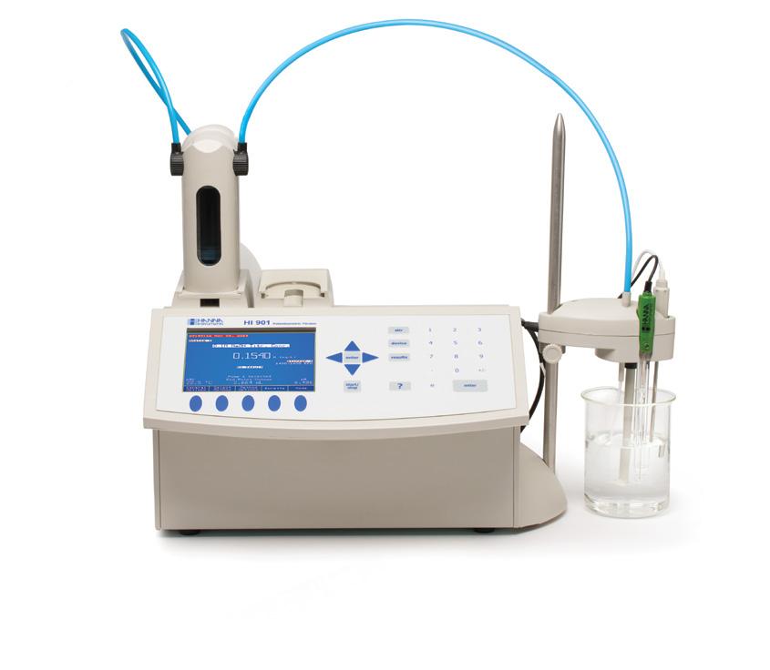 Titration Systems Automatic Titration System The HI901C automatic titrator complements our wide range of products dedicated to efficient and accurate laboratory analysis.