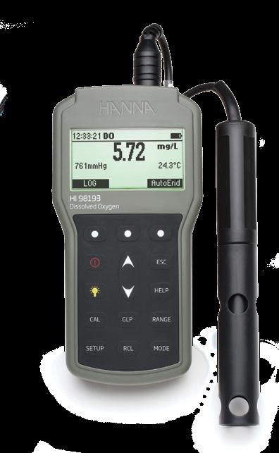 Dissolved Oxygen Waterproof Portable Dissolved Oxygen and BOD Meter The HI98193 is a rugged, portable dissolved oxygen (DO) meter designed for demanding applications.