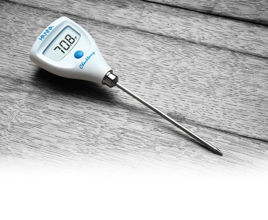 Temperature Checktemp Digital Thermometer The HI98501 Checktemp is a digital thermometer with stainless steel penetration probe.