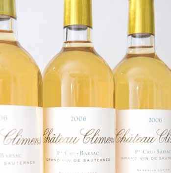 SWEET WINES SAUTERNES/BARSAC 21 A lovely vintage for both appellations.