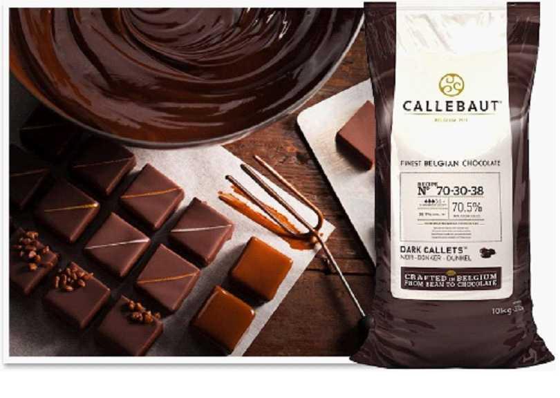5% Cacao Dark Chocolate Callets - Strong Dark, extra bitter. High cocoa content. 70.5% Cacao solids.