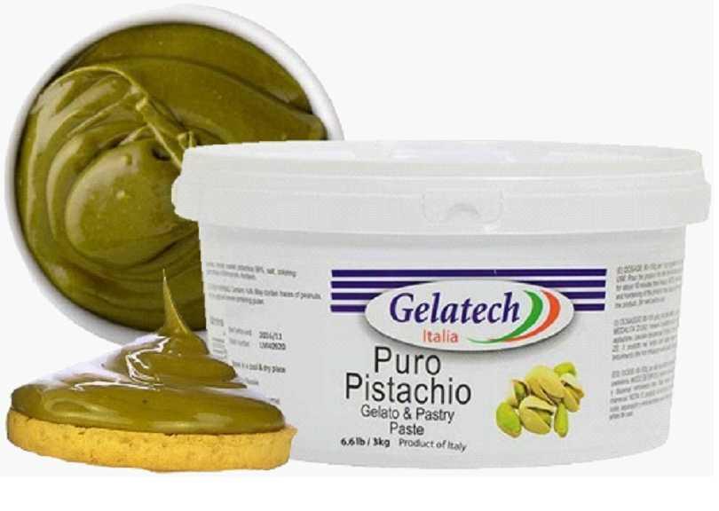 Ingredients: Pistachios 70%, fully hydrogenated vegetable fats (canola, shea, soy, palm), fully hydrogenated palm oil, salt, coloring: copper complexes of