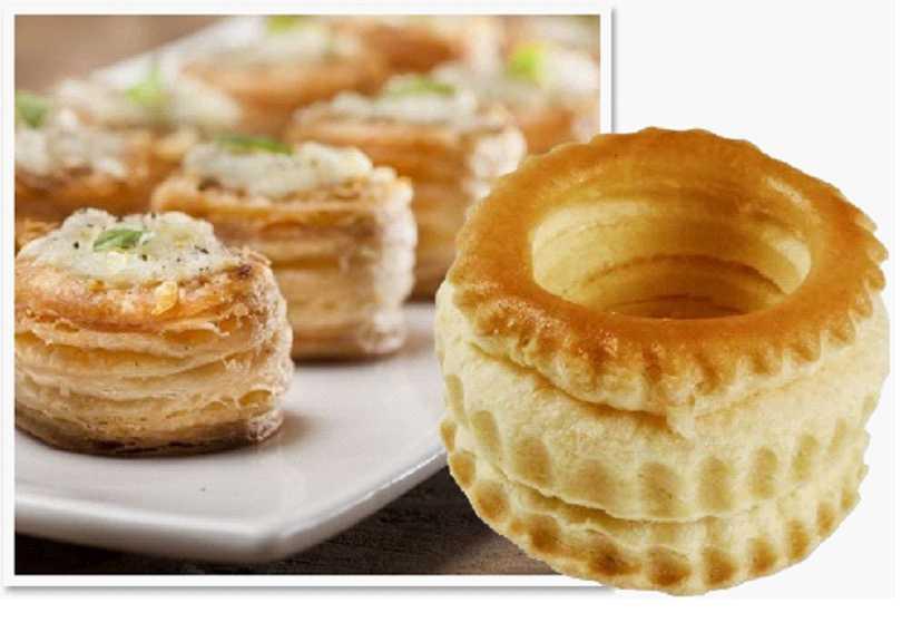 Cups & Tart Shells Cups & Tart Shells Bouchee (Mini) Ready-to-fill, pure butter, all natural, puff pastry shell. Ideal for miniature appetizers as well as desserts.