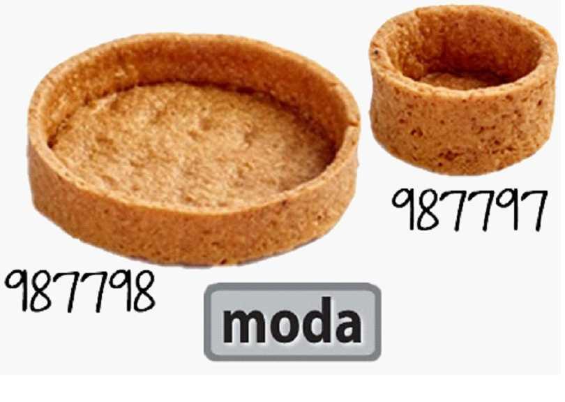 2 Inch 987801 Moda 1/144 Count 1.9 Inch Graham Tart Shells - Round/Straight Sided (Moda) Prebaked tart  Considerable labor savings over scratch preparation.
