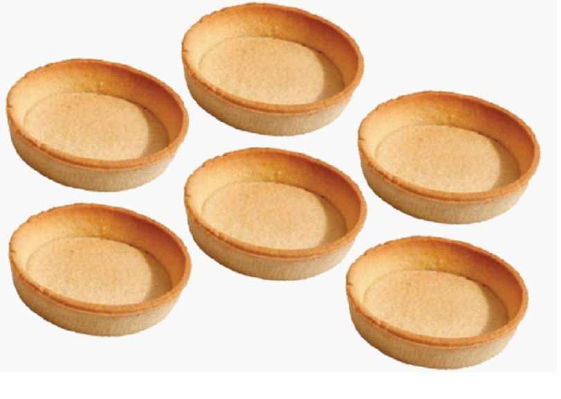 Cups & Tart Shells Cups & Tart Shells Sweet Tart Shells - Round/Straight Sided (Jean Ducourtieux) Fill Capacity: approx. 2.