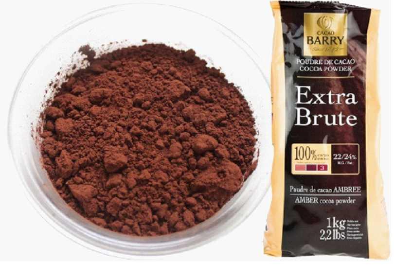 Flour, Sugar & Cocoa Baking Cocoa Extra Brute Intense Red Cocoa Powder A bright and intense red color, this cocoa powder is ideal for coating truffles or