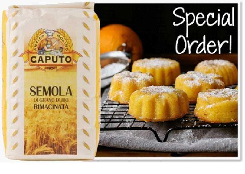 From Caputo, makers of the ever-popular '00' Flour, comes their Semola di Grano Duro Rimacinata, or Semolina Flour.