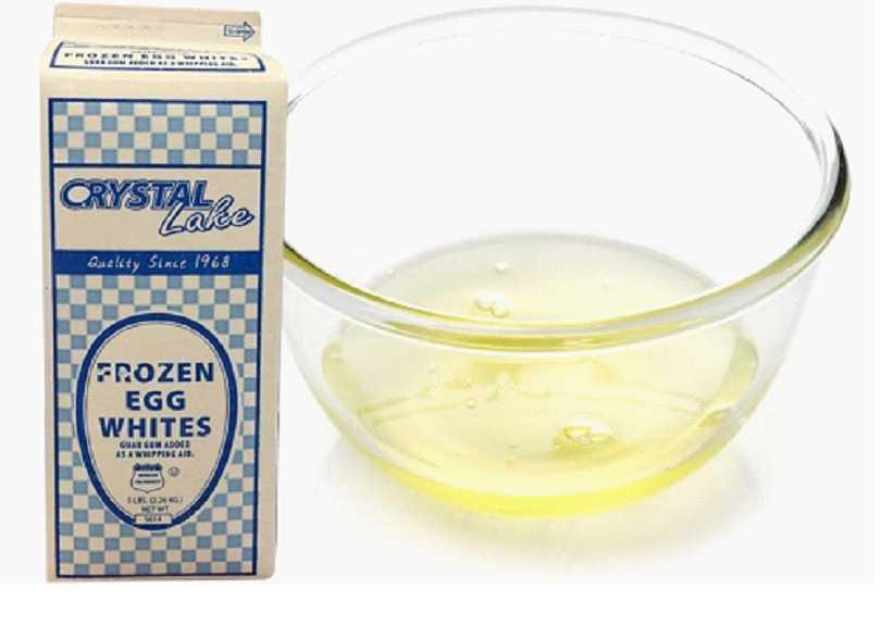 131391 Cuisine Tech 1/1 LB Frozen Egg Whites with Guar Gum Crystal Lake provides frozen egg whites are ready-to-use eggs with no