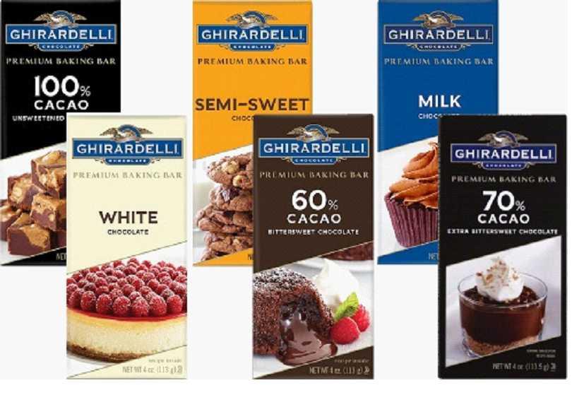 Chocolate Baking Bars Chocolate Baking Bars The luxurious flavor and smooth texture of Ghirardelli Premium Baking Chocolate delivers the ultimate indulgence.