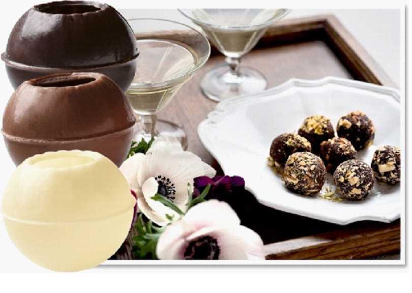Chocolate Cups & Shells Truffle Shells Traditional dark, milk and white chocolate truffle shells. Expert design and manufacturing.