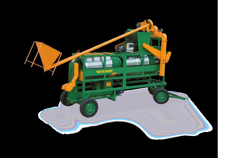 420 cm 165 cm 320 cm 1 ton/hour 875 kg 3 Hp It sorts and cleans the foreign seeds and materials in the product on the basis of