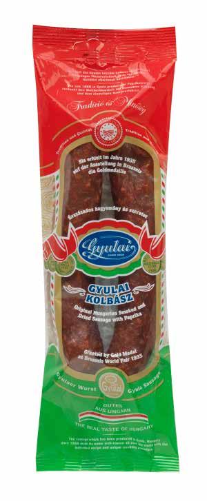 Gyulahús Kft. Gyulai smoked dry SAUSAGe (vacuum packed) (180g / 250g / 1000g / 2500g ) Pilze-Nagy Kft.