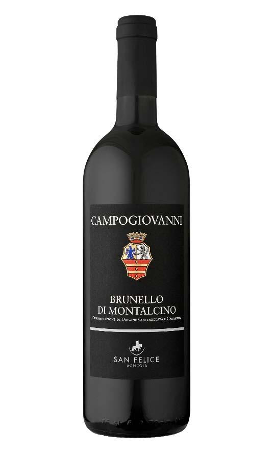 2008 Vintage Brunello di Montalcino DOCG Campogiovanni tenuta (Montalcino- Siena) 250/300 metres south, southwest TRAING SYSTEM Medium textured, largely silt-sand with some clay, on sandstone and