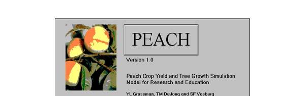 Simulation Model of Fruit and Tree Growth Grossman and DeJong,