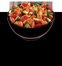 ENTREE CHOICES MORE CHOICES $ 1.99 Orange Chicken 380cal Our signature dish. Crispy chicken wok-tossed in a sweet and spicy orange sauce. Broccoli Beef 150cal A classic favorite.