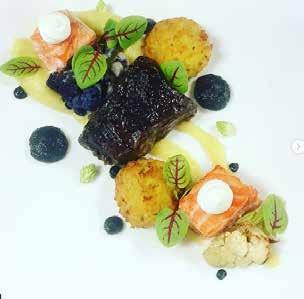 cheese and housemade grissinis Main course is our Mirro Beef Short Ribs paired with Ora King Salmon topped with truffle cream foam over a