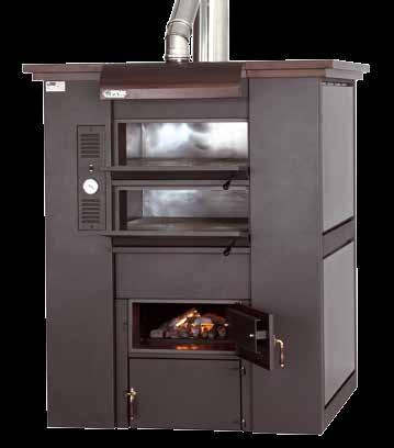 For its low uses of solid fuel: it burns less, it pollutes less and you can save money. For the high quality of the materials. For the special care and finishing touches of the ovens.
