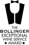 Media Release THE BOLLINGER EXCEPTIONAL WINE SERVICE AWARD ANNOUNCES FOUR FINALISTS FOR INAUGURAL 2011 COMPETITION Runner-up prize offered by Twelve Apostles Hotel and Spa, where the Finals will be