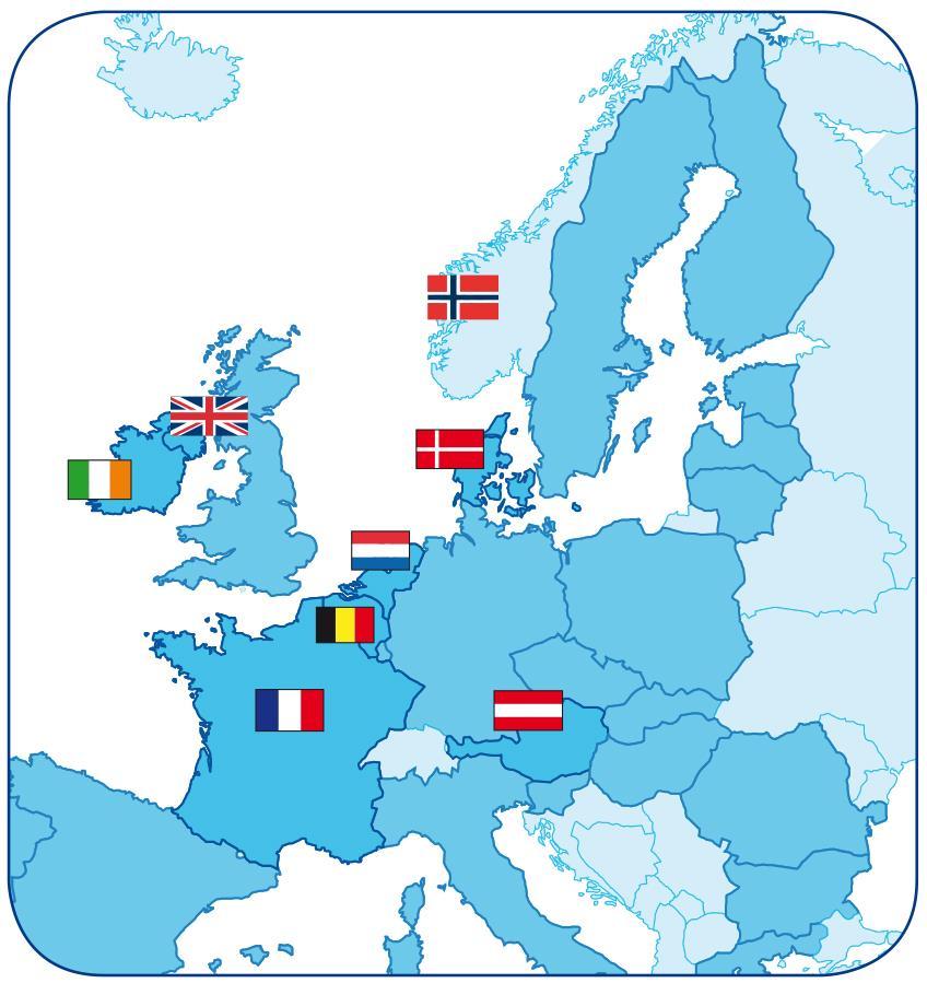 EMF is made up of 8 European countries Austria AMA Belgium BCZ et Vlam Denmark DDB