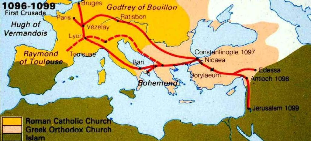 Pg 13 Europe Begins to Explore Between 1100 and 1300, thousands of Christians in western Europe