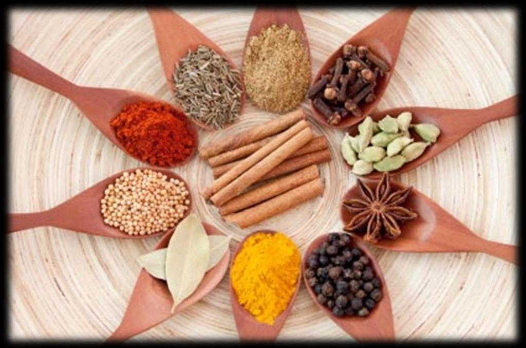 1. Use of herbs and spices Avoid overwhelming a dish with too many seasonings and never use two very