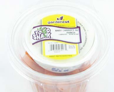 FRESH VEGETABLES CUPS CUPS Baby Carrots w/ Ranch Item #: 17446 UPC: