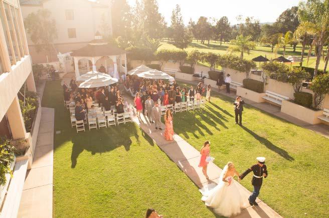 WEDDING CEREMONIES Sunday - Friday Ceremonies Save 30% Off Rental Pricing 3 Gazebo Ceremony Package White Folded Garden Chairs House Sound System Wired Microphone & Stand Rehearsal Space Waiting Room