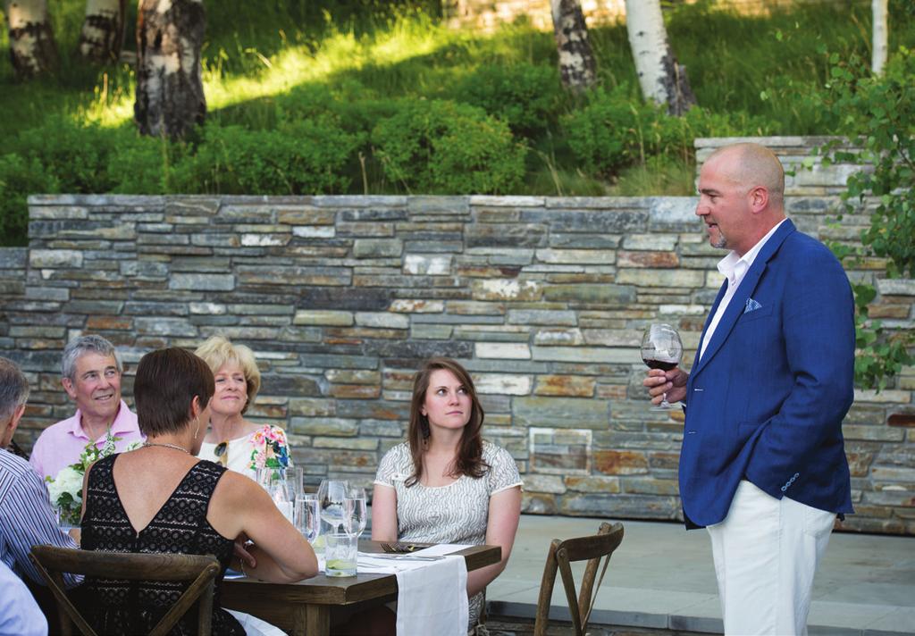 Hosted in private homes around Sun Valley, Vintner Dinners are offered to patrons who purchase package tickets for the Wine Auction weekend.