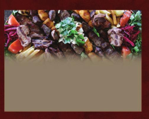 99 Shawarma Plate (Beef, Chicken or Mixed) Thin layers of beef or chicken marinated in our specialty spices 13.