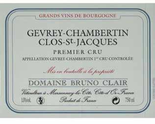 Chambertin Clos de Bèze Bruno Clair 2010 "A knock-out but this is expressly built to age and the flavors and tannic spine are so tightly wound that it's pointless to buy this if you do not intend to