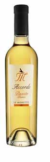 PASSITO BIANCO ACCORDO Accordo is a Passito wine obtained from the Turbiana grapes which are raisin-dried in a fresh fruttaio (fruit chamber).