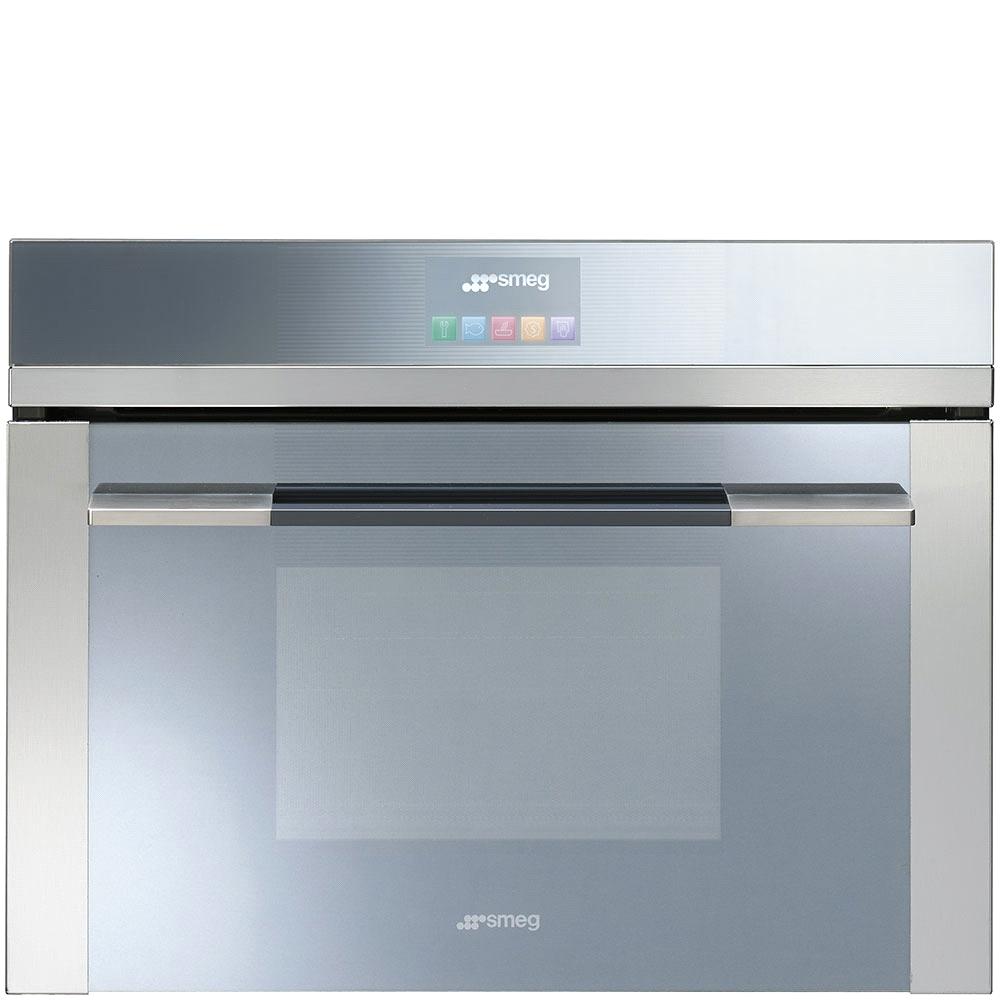 SF4140MC ELECTRIC COMBINATION MICROWAVE OVEN, VAPOR CLEAN, COMPACT 45 CM, LINEA, STAINLESS STEEL AND SILVER GLASS EAN13: 8017709195748 FUNCTIONS: Gross capacity: 50 lt Net volume of the cavity: 40 l