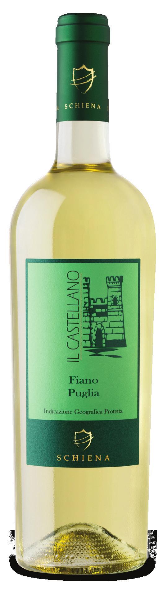 il castellano fiano puglia igp TRADITION 100% Fiano. Francavilla Fontana (Br). Guyot. Last ten days of August. Hand harvest. The grapes are destemmed, crushed and gently pressed.