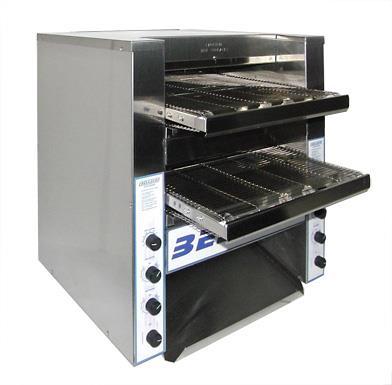 "Triple-Play" Conveyor Toaster JT4HC (Double Entry, w/ 3rd "Triple" Convertible Option) JT4 (Double Entry, No Convertible Pass Thru) Top chamber 1 ½" to 3" Clearance Top Chamber converts to a