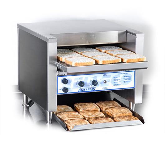 Conveyor Toasters We offer 9 models to service your toasting needs: JT-2000 High Production Bread and Bun Toaster Perfect toaster for applications requiring high production in a short period of time.