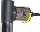 Fit the special nozzle: A) remove the steam nozzle (25) and B) replace it with the special nozzle.