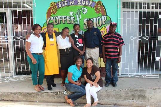 I-4 In the case of Jamaica, there was a tour to one coffee wet mill, for 147 small coffee producers. For 85% of the participants, it was the first time that they watched the entire coffee process.