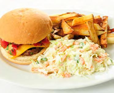BEEF BURGERS i COLESLAW & WEDGES TUNA PASTA SALAD APPROX. 30 MINS EACH SERVE GIVES: 2½ 1½ 2 APPROX.